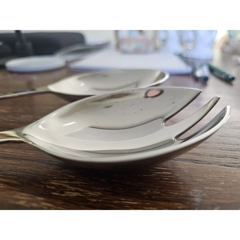 Vera Wang Wedgwood Salad Servers Spoon Spork 12.5 Inches Long
